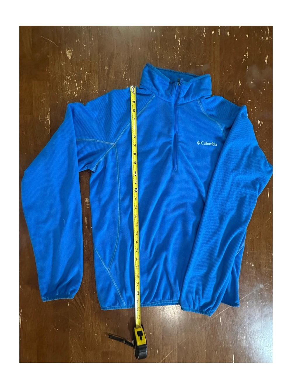 Columbia Teal Blue Half-Zip Performance Pullover Size Medium - Picture 7 of 10